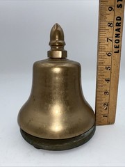Salesmans Trophy 1954 Prophylactic Sales McKesson Robbins Brass Bell Over Quota