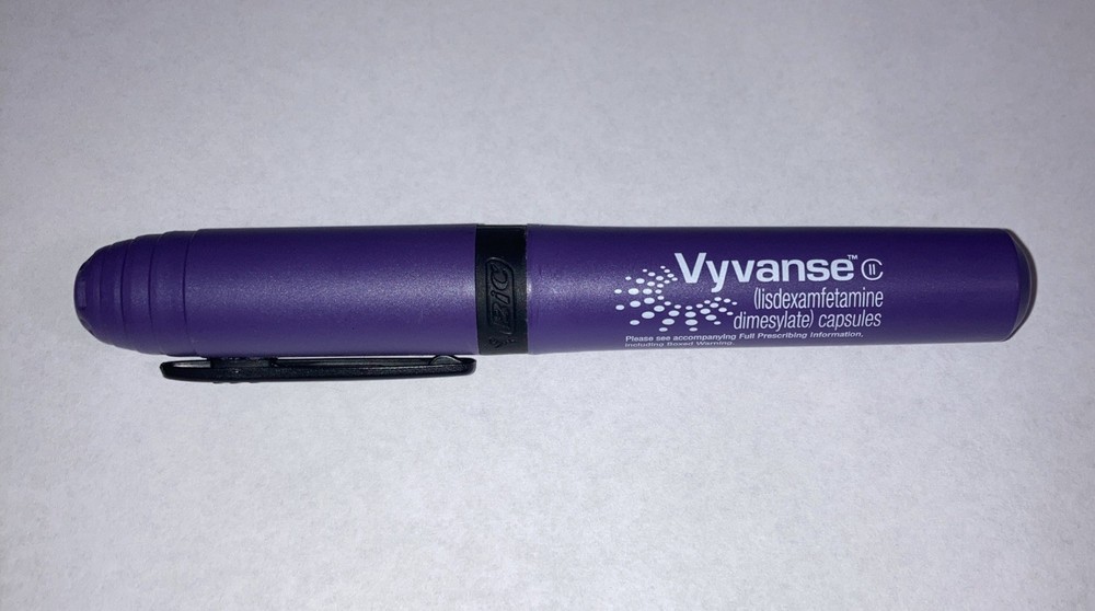 VYVANSE Purple Drug Rep Pharmaceutical Highlighter BIC 2008 RARE