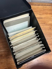 Vintage Pair 70s Pharmacy Prescription File Box McCracken Lg Size Decor