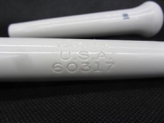 Vtg Coors USA Pestle Porcelain Apothecary Lab (2 Lot) 6-Inch #60317 Lg/#520-1