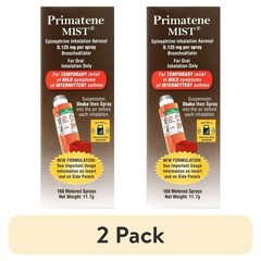 Primatene MIST Epinephrine Inhaler 0.125mg 160 Sprays OTC Asthma Relief – 2 Pack