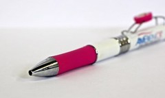 1 Pink Ambien CR Drug Rep Heavy Metal Wire Clip Slider!