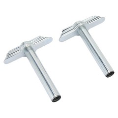 2PCS Cork Borer Stainless Steel Manual Cork Rubber Stopper Borer Tool For