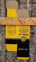 Antique Ring-Go Athlete’s Foot Cream Box 1930 Old Drugstore Ephemera Vintage