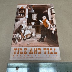 Tile And Till Magazine Eli Lilly And Company November 1939 Indianapolis Indiana