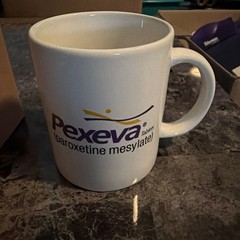 Pexeva Drug Rep Promo Mug 2000s New In Box