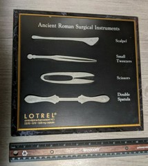 LOTREL Ancient Roman Surgical Instruments Replica Pharmaceutical Model Plaque