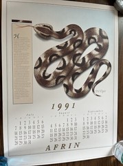 Vintage 1991 Pit Viper Venom Pharmacy History Pharmacist Poster Afrin Promo Swag