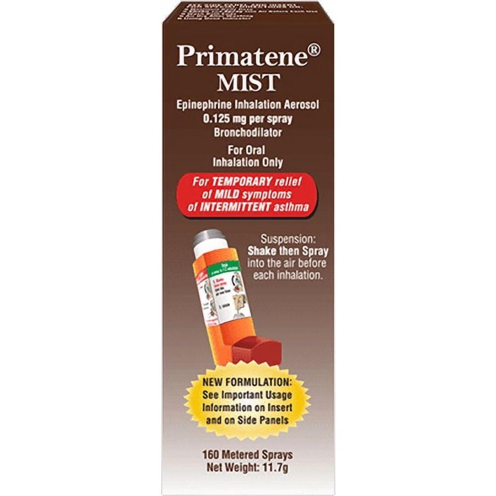 Epinephrine Oral Inhalation Aerosol Relief for Breathing Difficulties Emergency