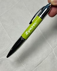 Zyrtec Metal Pens Pharmaceutical Heavy Ball Point Click NEW Tested Works RARE