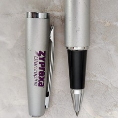 HTF 2 Zyprexa Pens Drug Rep Pharmaceutical Promo Medical Advertising Metal *READ