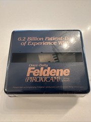 Vtg New In Box Feldene Piroxicam Promotional Pharmaceutical Sticky Notes Holder