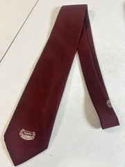 Upjohn Academy Men’s Silk Blend Tie Vintage Pharmaceutical Drug Company Maroon