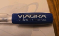 Viagra Note Pad + Wide Plastic Pen Pharmaceutical Drug Rep Promo WRITES
