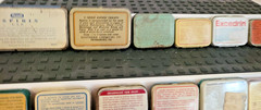 Vintage Pharmacy-Medicine Advertising ASPIRIN tins 13 pcs