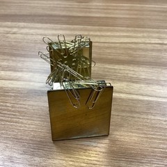 Vtg Micro K Pharmaceutical Rep A. H. Robins Co Magnetic Paper clip Holder RARE