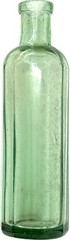 🔥TUTTLE’S ELIXIR🔥 EMPTY Medicine *12-sided* Boston Pharmacy Aqua Glass Bottle