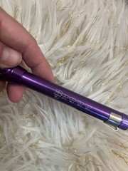 RARE VINTAGE 1990s Purple Metal Pen Flashlight Pharmaceutical Rep Pharmacy Zith