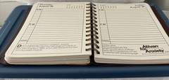 VTG 1985 ATIVAN SPIRAL DOCTOR’S DIARY, NOTEBOOK, PHARMA DRUG REP LOGO NEW NOS