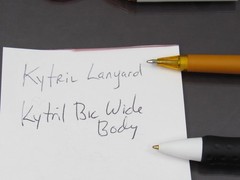 Rare Kytril PENS Sundial Lanyard & BIC Drug Rep Pharmaceutical Promo Lot of 2