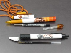 Rare Kytril PENS Sundial Lanyard & BIC Drug Rep Pharmaceutical Promo Lot of 2
