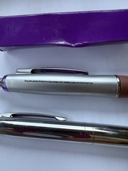 Lot of 2 Zyprexa Metal PENS Drug Rep Pharmaceutical Promo Advertising