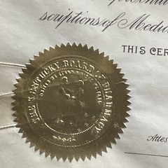 Kentucky Board Of Pharmacy (1966) Registered Pharmacist Certificate