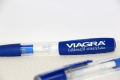 4 Pharmaceutical Viagra Pens Plastic Wide Clips and Rotating Barrel 25, 50, 100