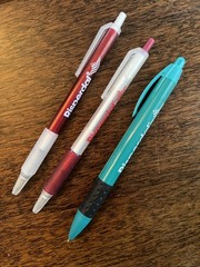 Set of 3 Risperdal Medical Drug Rep Pharmaceutical Pens Working Teal Red White