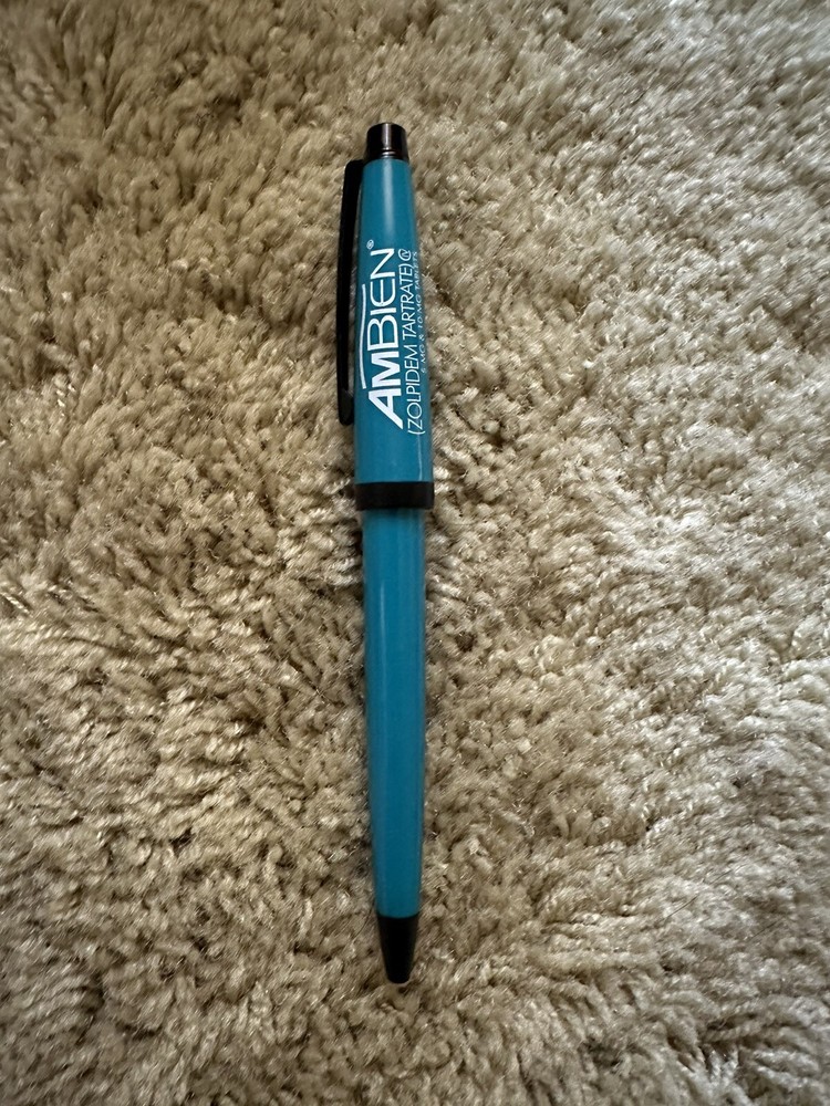 Ambien Drug Rep Pharmaceutical Promo Advertising Pen