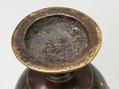 Greek Brass mortar chalice shaped early 19th century