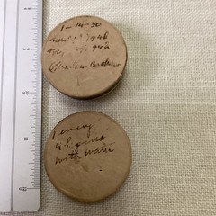 2 VINTAGE 1930’s PRESCRIPTION CARDBOARD PILL BOX PHARMACY Linden NJ