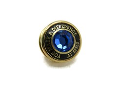 MSLS Medical Science Liaison Society Pin Blue Rhinestone ‚You Make A