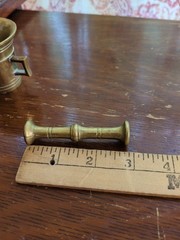 Vintage Brass Small Miniature Double Handled Mortar & Pestle (Bin 20)