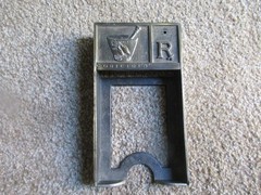 Vtg Coricidin RX Pharmacy Prescription Memo Paper Pad Holder Brass RARE ⭐️
