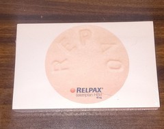 Pharmaceutical Drug Rep RELPAX LOT OF 6 Color Changing Mug, Notepad, Clock, Clip