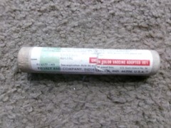 LILLY SMALL POX VACCINE RX CONTAINER EMPTY