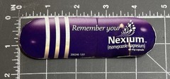 Nexium Purple Pill AstraZeneca AZ Pharmaceutical Drug Promo Advertising Magnet