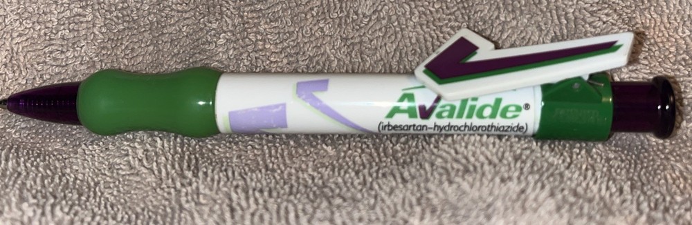 Drug Rep Pen Avalide Advertising Promotional Pharmaceutical Pharma Sales