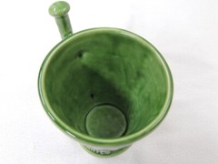 Vintage Signed McCoy Art Pottery GALEN Pharmacy Mortar & Pestle Mug for SCHERING