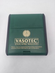 Vasotec Green Post-It Notepad Holder Pharmaceutical Drug Rep Promo Advertisement