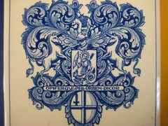 St. George & Dragon City of London Arms Apothecary Tile Repl Burroughs Wellcome