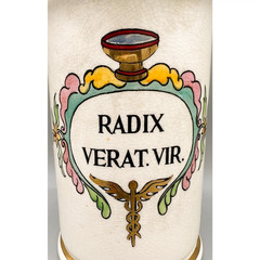 Vintage Jeanne Robinette Reproduction Apothecary Jar – Rexall Drugstore ceramic