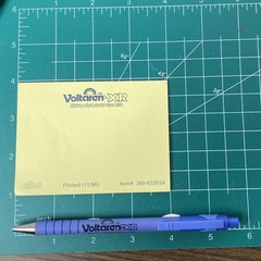 VTG Pharmaceutical Advertising VOLTAREN-XR PAPERMATE Pen & Pad RX Rep WRITES