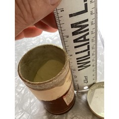 Vintage National Flowers of Sulfur Apothecary Tin 4oz St Louis MO Medical Prop