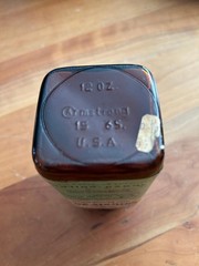 Vintage Warner Chilcott Peritrate with phenobarbital tablet bottle medicine 20mg