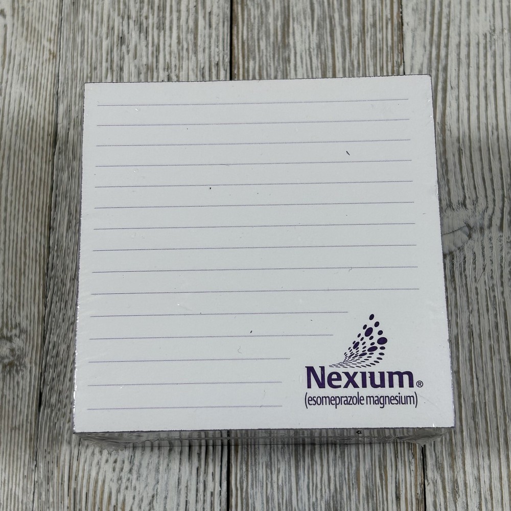 Nexium Esomeprazole Magnesium Post-it Notes Pad Pharma Promotional Collectible