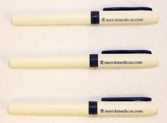 3 Brand New Merck Pharmaceutical BIC Felt Tip Highlighters