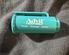 ADVIL LIQUI-GELS PEN w/Glitter & Pill Pharmaceutical Drug Promo Collectible RARE