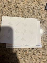 ACTONEL Note Pad Pharmaceutical Drug Rep Promotional Sealed Sticky Notes 4”x3”